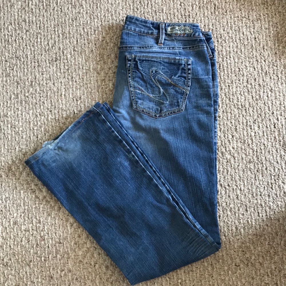 Silver jeans